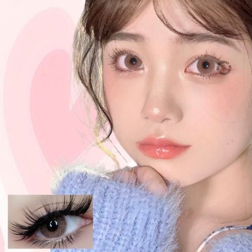 (COD) Softlens murah cantik 1822 Chestnut