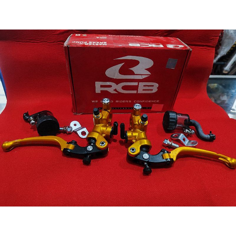 MASTER REM RCB RACING BOY S1 GOLD NMAX PCX ADV 150 KANAN KIRI RCB S1