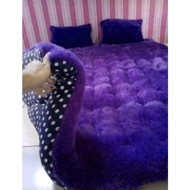 KASUR MENUL JUMBO FREE2 BANTAL ONGKIR MURAH TEBAL 12cm