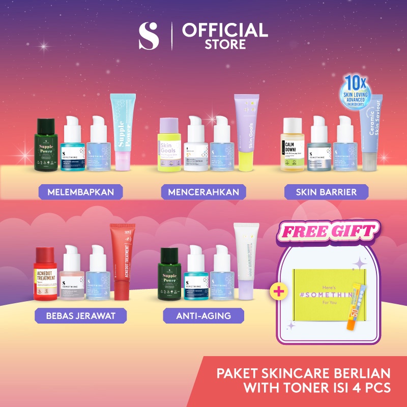 Jual Somethinc Pcs Paket Skincare Berlian With Toner Gratis Sunscreen Box Special