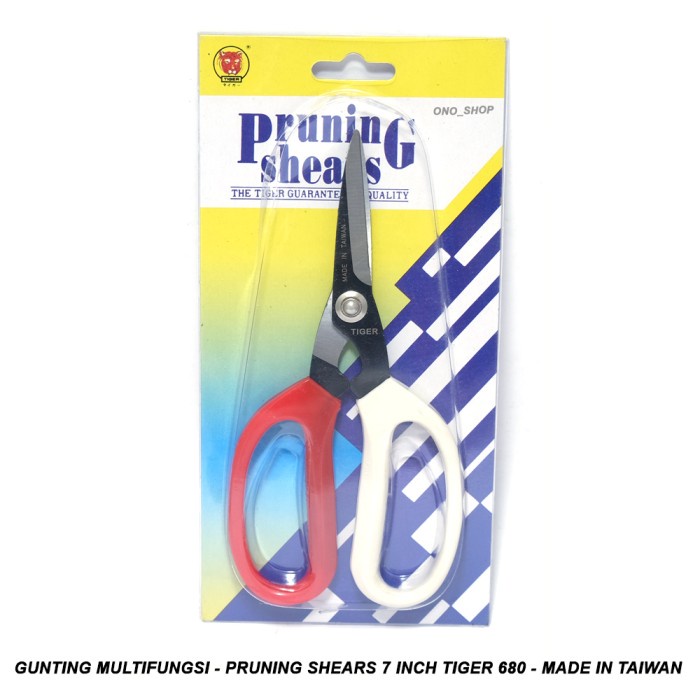 

Gunting Multifungsi - Pruning Shears 7 Inch Tiger 680 - Made In Taiwan onosh00 Kualitas Baik