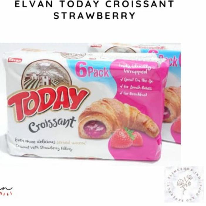 

み ELVAN TODAY CROISSANT 6PACK CHOCOLATE/VANILLA CHOCOLATE/ STRAWBERRY ㄼ