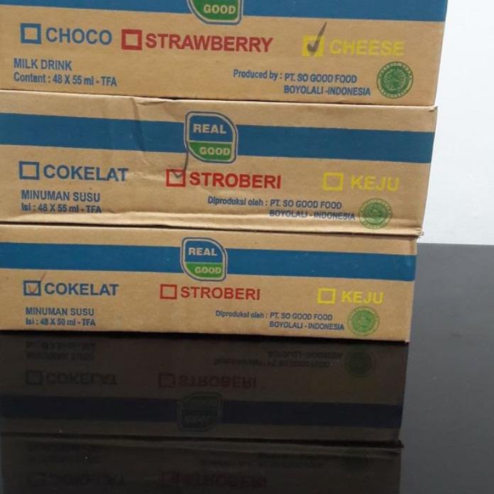 

Terbaik ! Susu Real Good 1dus 50 ml (48x50)