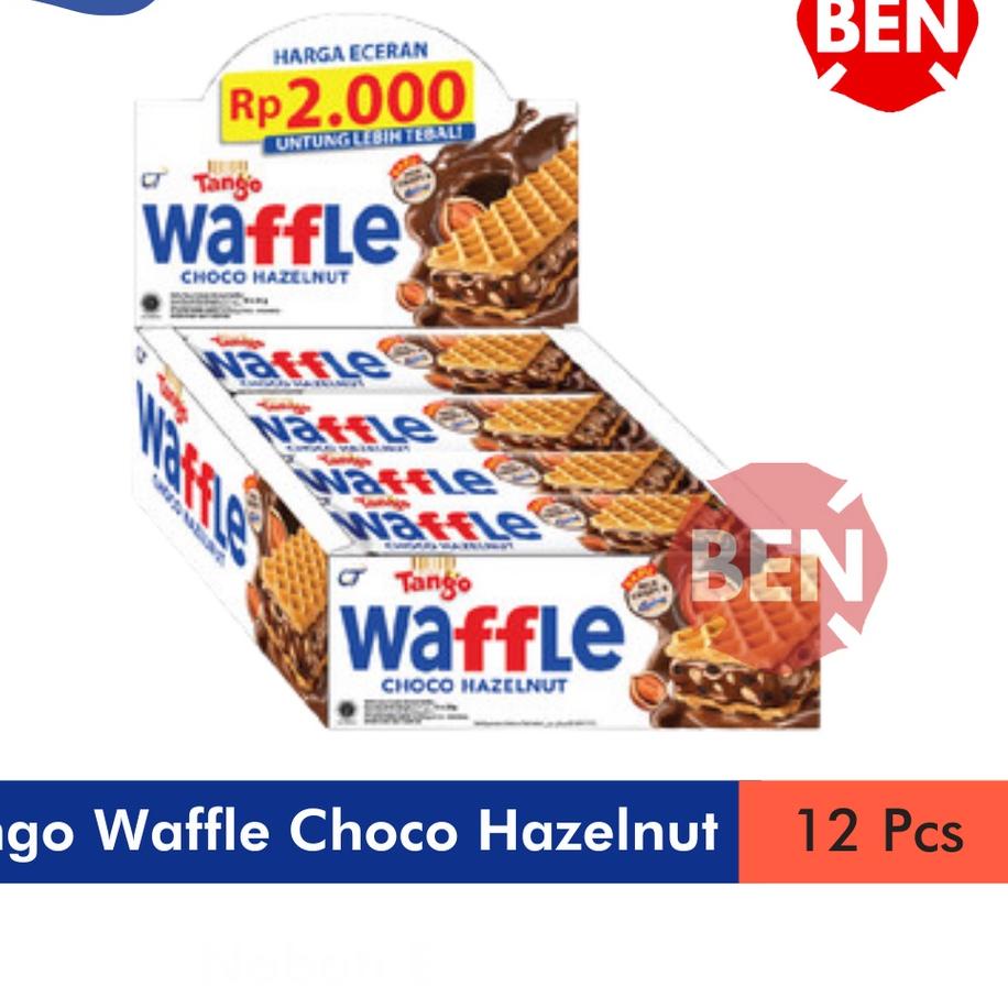 

Langsung Order Tango Waffle CHOCO HAZELNUT 1 Box 12 Pcs Wafle Coklat Chocolate 2000~