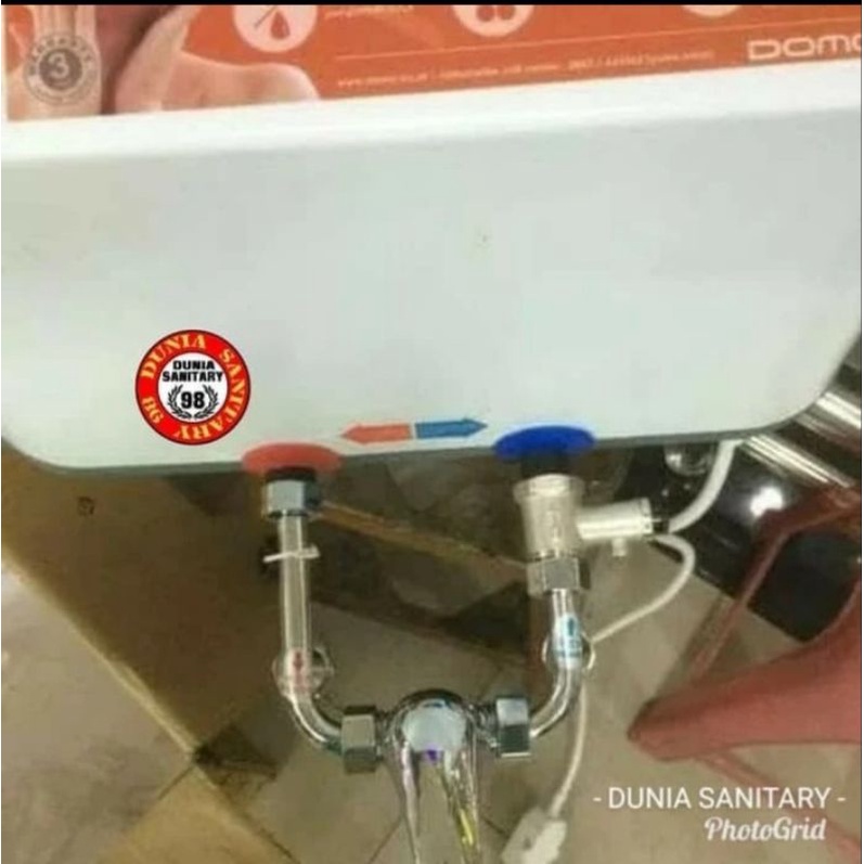 Kran mini mixer water heater jadi instan tidak perlu bobok