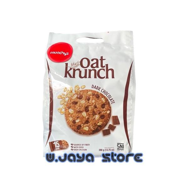 

≛Diskon Promo❁ PGBVM Munchys Oat Krunch Krekers Gandum 390g [15 pcs x 26g] 91 Laris