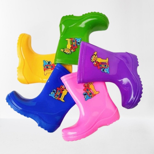 Sepatu boots karet anak perempuan/laki laki yumeida