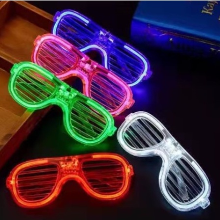 [ ABJ ] Kacamata LED Nyala Malam Colorful Eyeglass Beauty Fashion