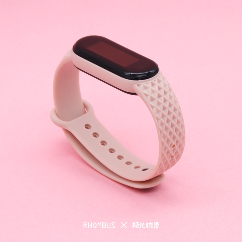 Pola Berlian Strap XiaoMi Mi Band 6 / Mi Band 5 / Mi Band 4 / Mi Band 3  Tail XiaoMi Mi Band