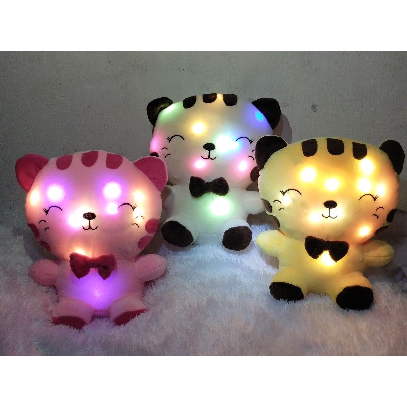 Boneka kucing cina led terbaru / boneka kucing murah