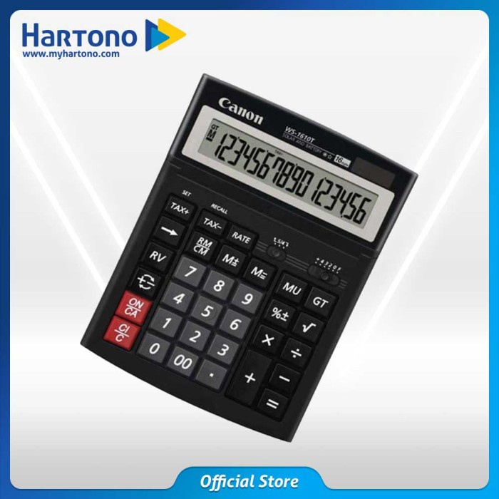 

CANON - DEKSTOP CALCULATOR WS-1610THB #ORIGINAL