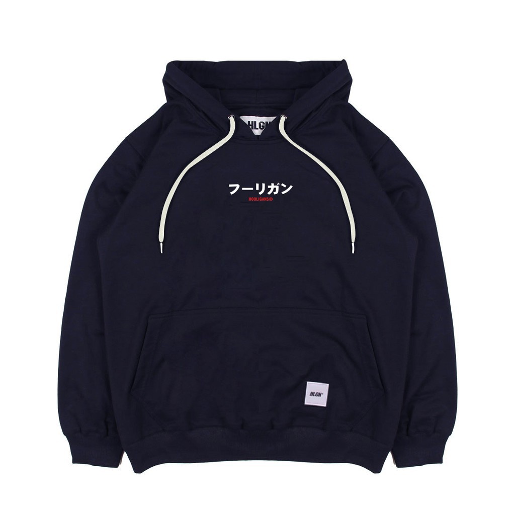 Hoodie Hooligans Japan Basic - Hooligans JPN Hoodie - Hoodie Jaket Pria Murah