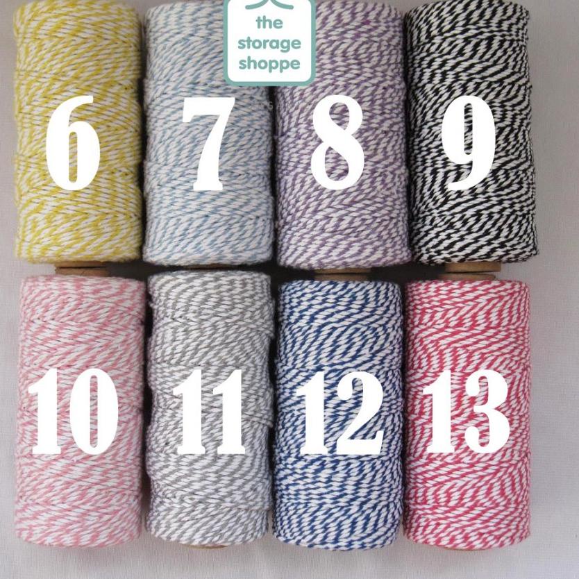 

✮✮ The Storage Shoppe - Tali Kado Bakers Twine 100 meter 2 mm / Benang Ikat Katun