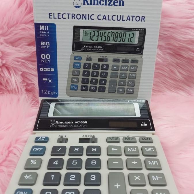 

Kalkulator 12 Digit / Calculator Citizen Sdc 868L