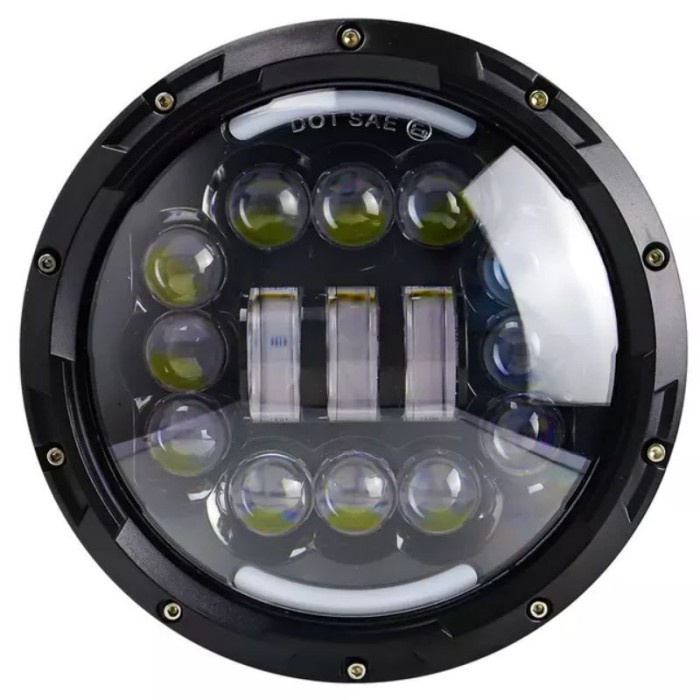 LAMPU DAYMAKER 7 INCH ORI DOT SAE JEEP JIMNY KATANA CJ7 RUBICON