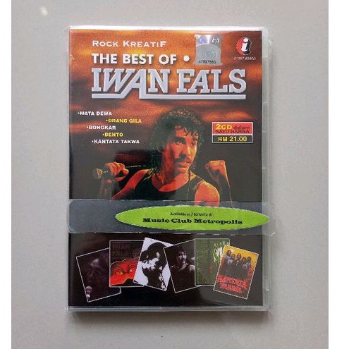 CD IWAN FALS - ROCK KREATIF THE BEST OF (2CD) IMPORTED MALAYSIA