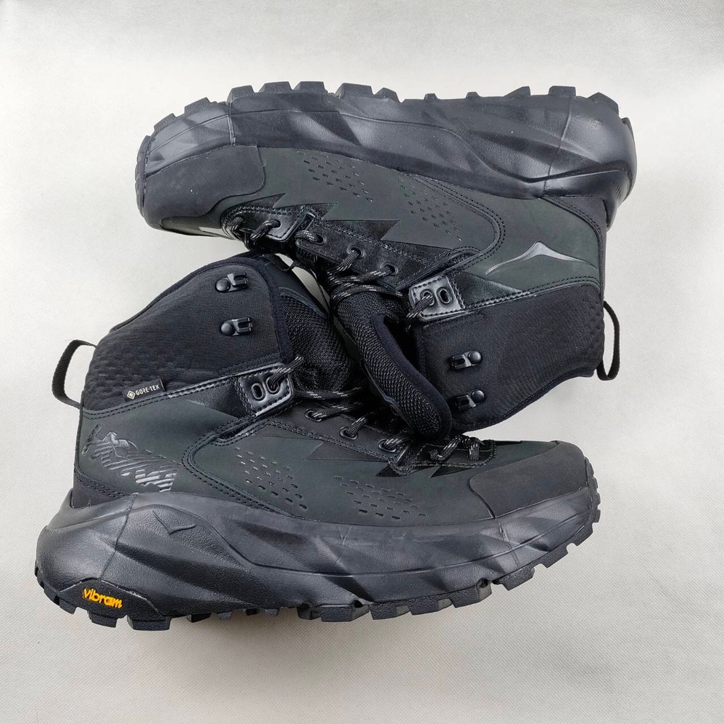 Jual sepatu safety boot Hoka one Kaha full black Shopee Indonesia