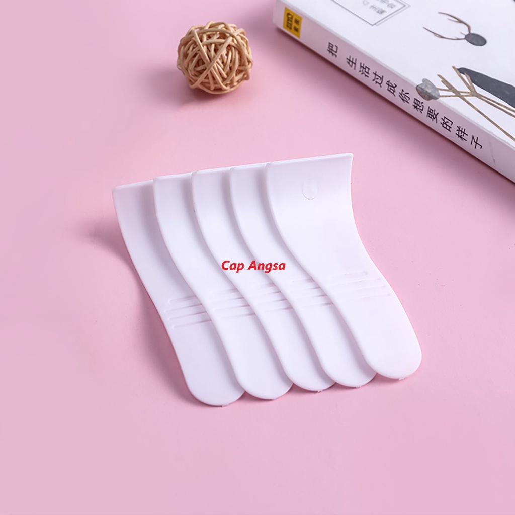 SCRAPER PERONTOK BULU DEPILATORY CREAM SPOON MASK BODY HAIR REMOVAL SCOOP WAX SPATULA PLASTIK