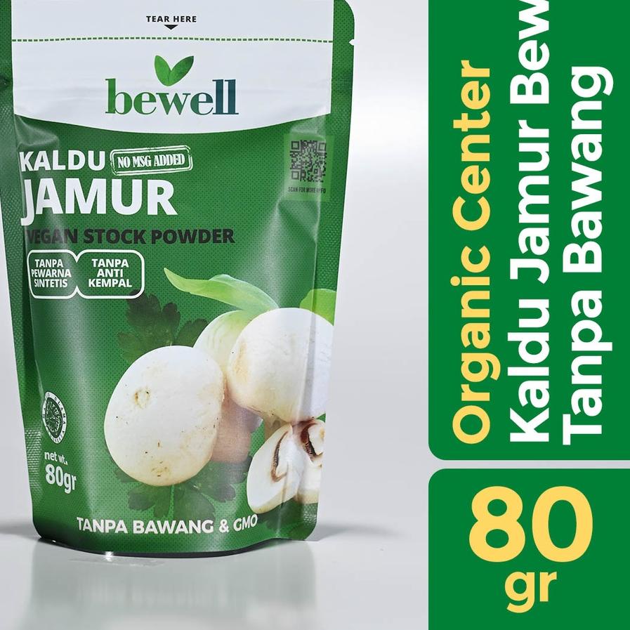 

GGD♚ Organic Center - Bewell Kaldu Jamur Tanpa Bawang 80gr - Non MSG Paling Laris