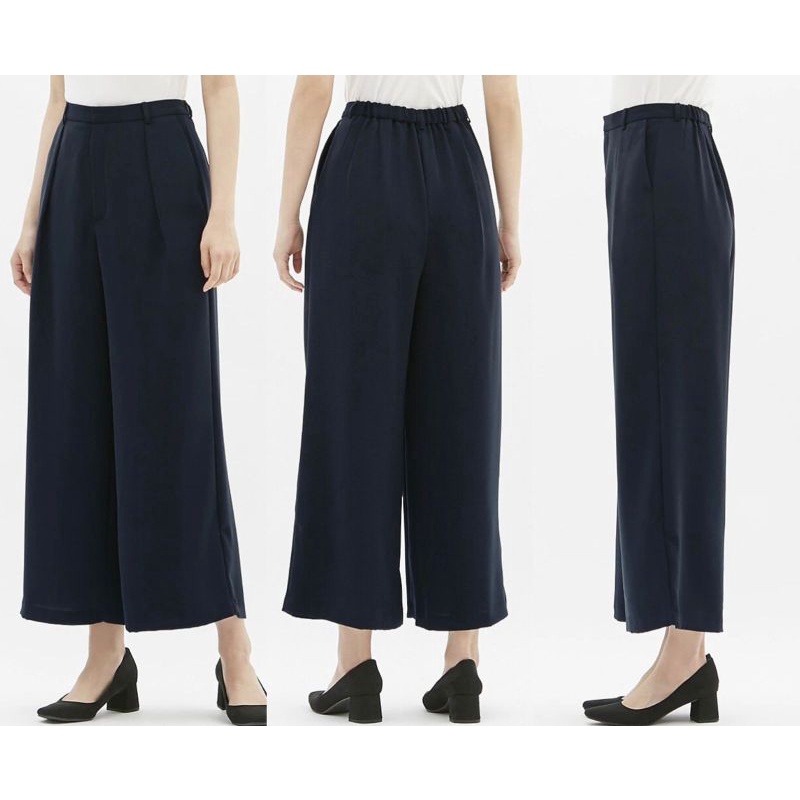 Gu Clean wide pants