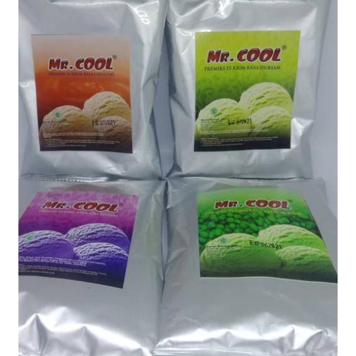 

㊔ BAHAN ICE CREAM / ES KRIM 250 gram MR COOL つ