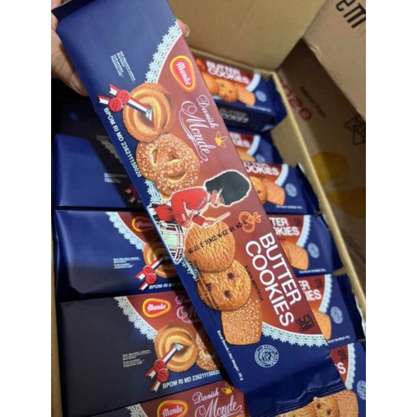 Jual Monde Butter Cookies 90gr Shopee Indonesia