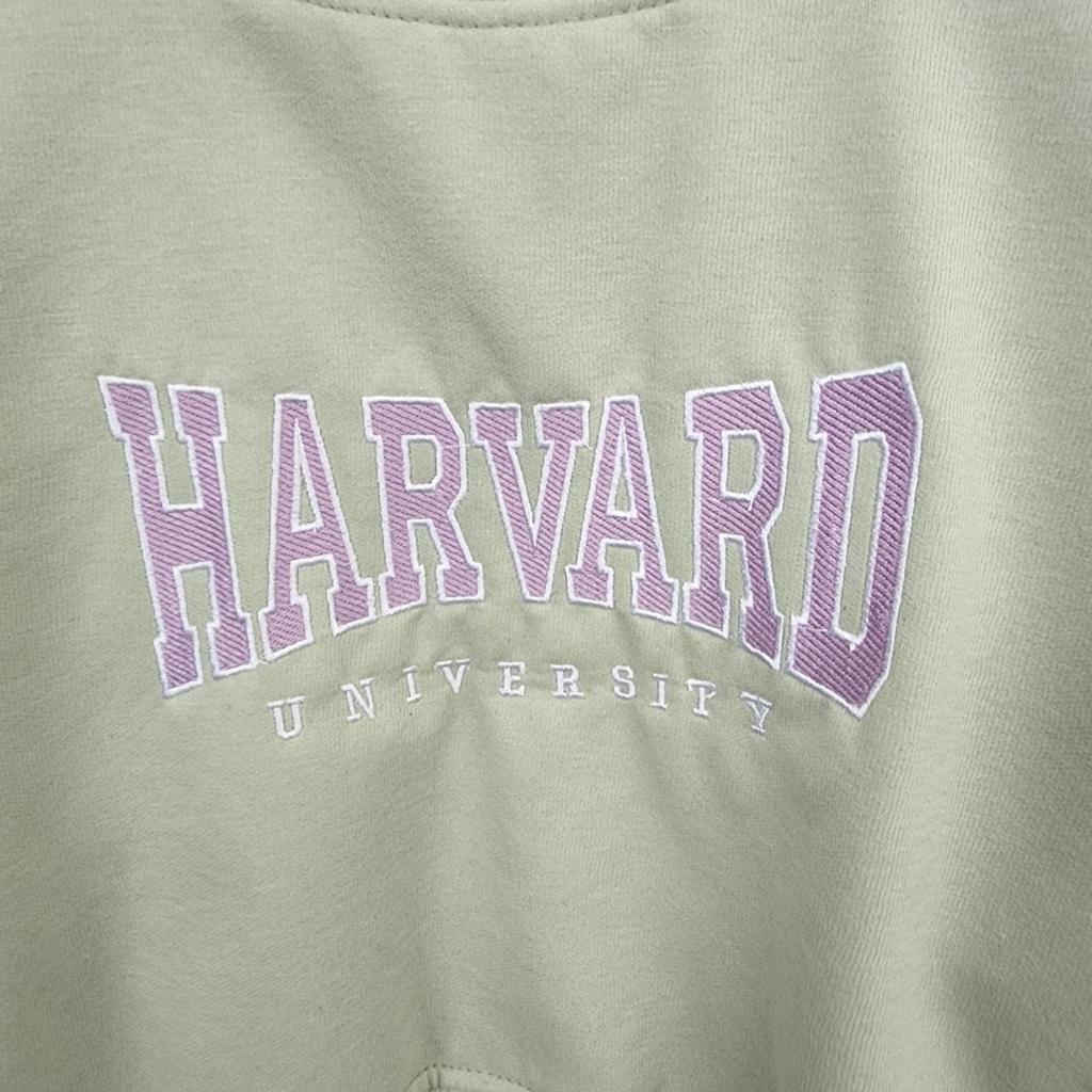 HARVARD BORDIER SWEATER CROOPE TEBAL WANITA