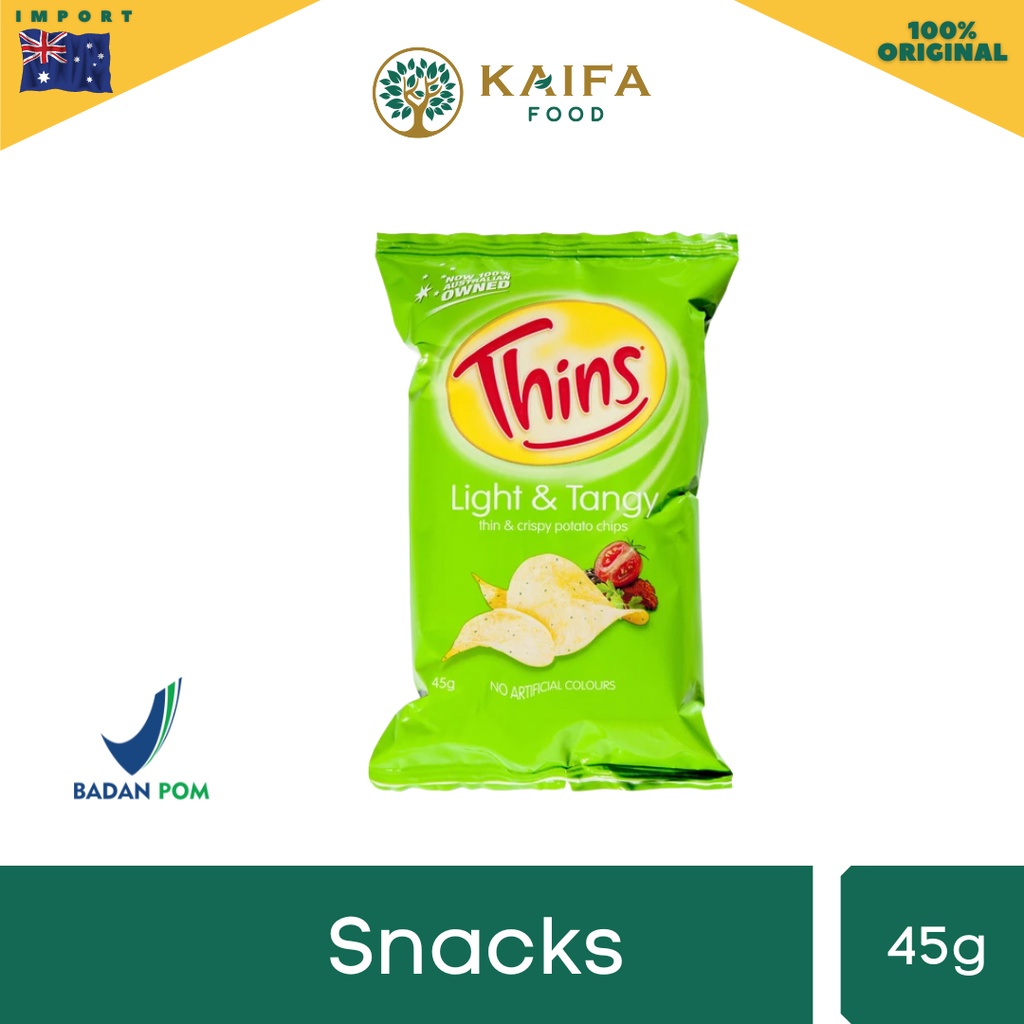 

Thins potato chips Australia 45 gr
