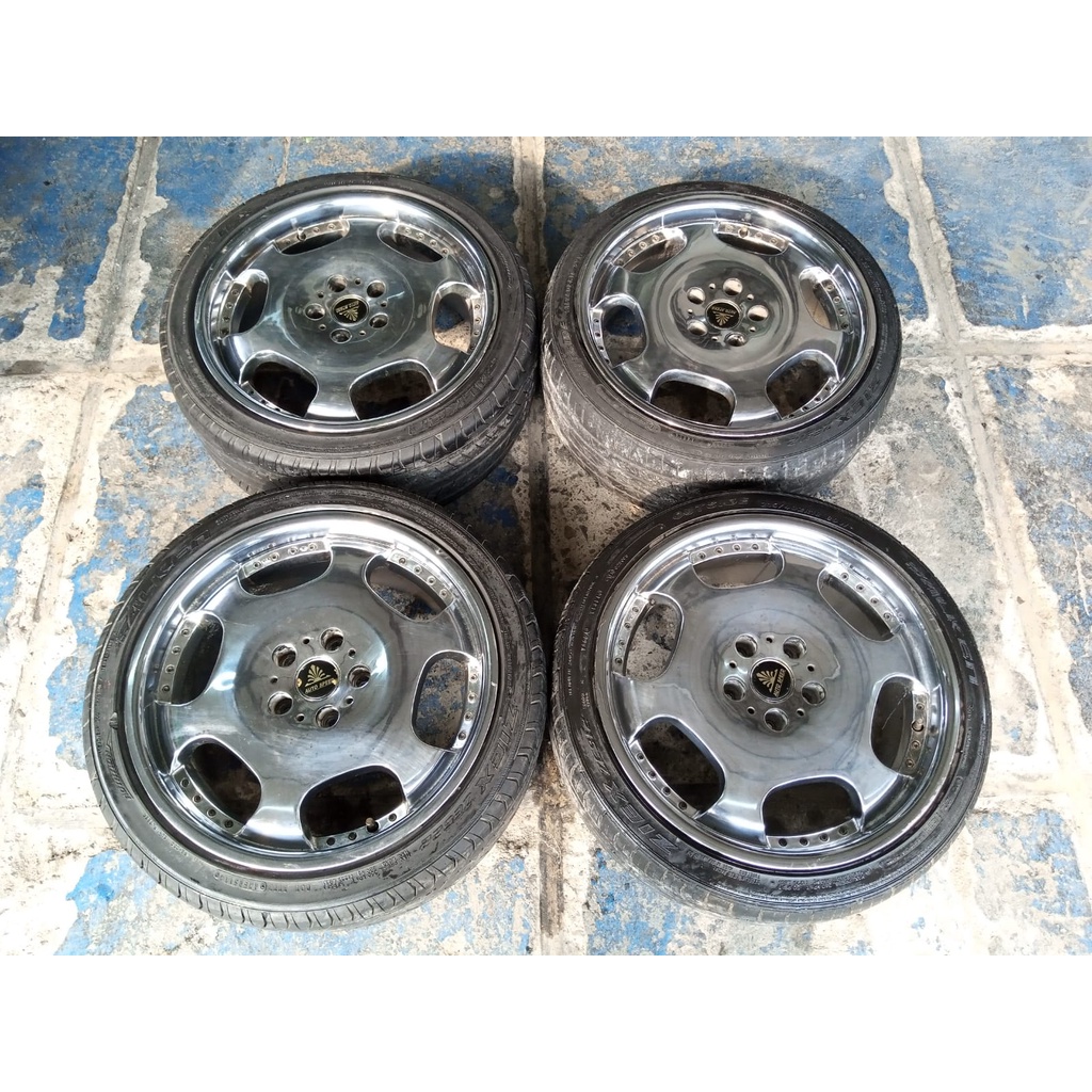 velg mobil bekas murah ring 18x8 lubang 5x114 seken bekas plus ban murah geratis ongkir