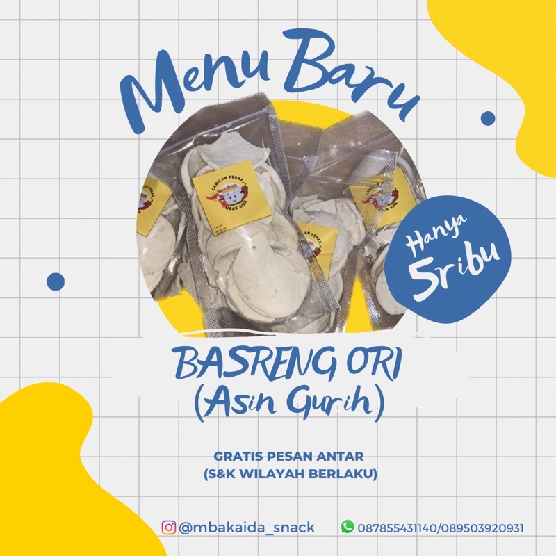 

Basreng Bulat original