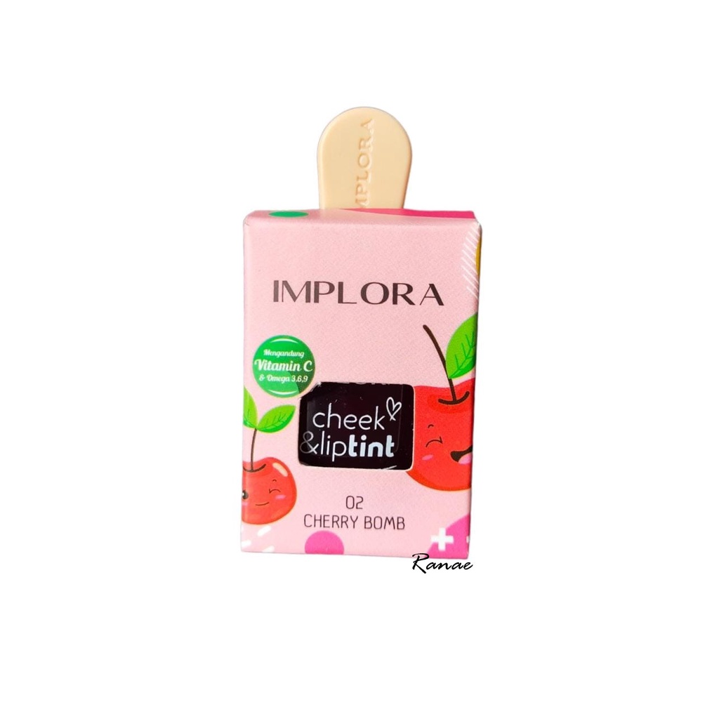 Implora Cheek &amp; Lip Tint Liptint Original BPOM