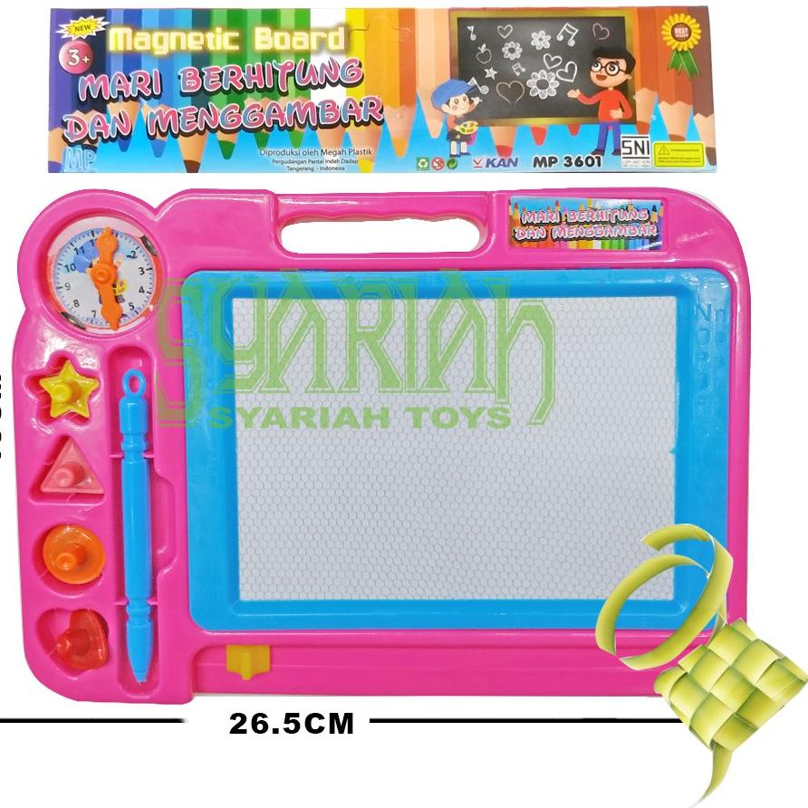 

Drawing Board Magnetic Papan Tulis Magnetik Hapus Gambar Tulis Anak Magnet Mainan Edukasi ㊣