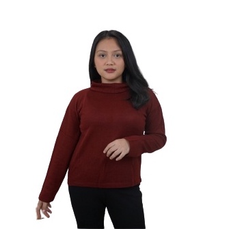 Tokomilkan - Sweater atasan Rajut Wanita TURTLENECK KNIT Basic Atasan Wanita Rajut Halus