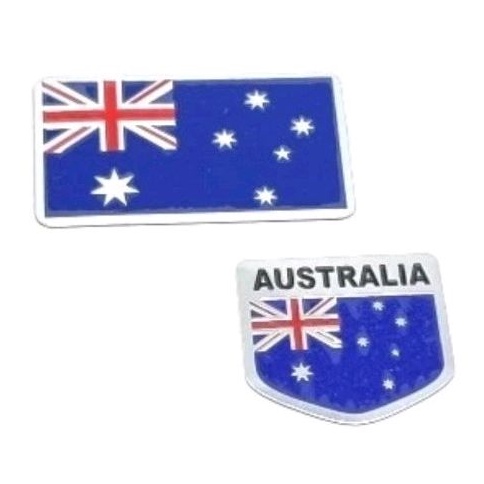 Stiker Emblem Mobil Bendera AUSTRALIA Bahan Aluminium