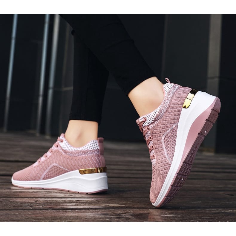 SHOEGALLERY LV0194 "FREE BOX" Sepatu Import Sport Wanita Tinggi Ners