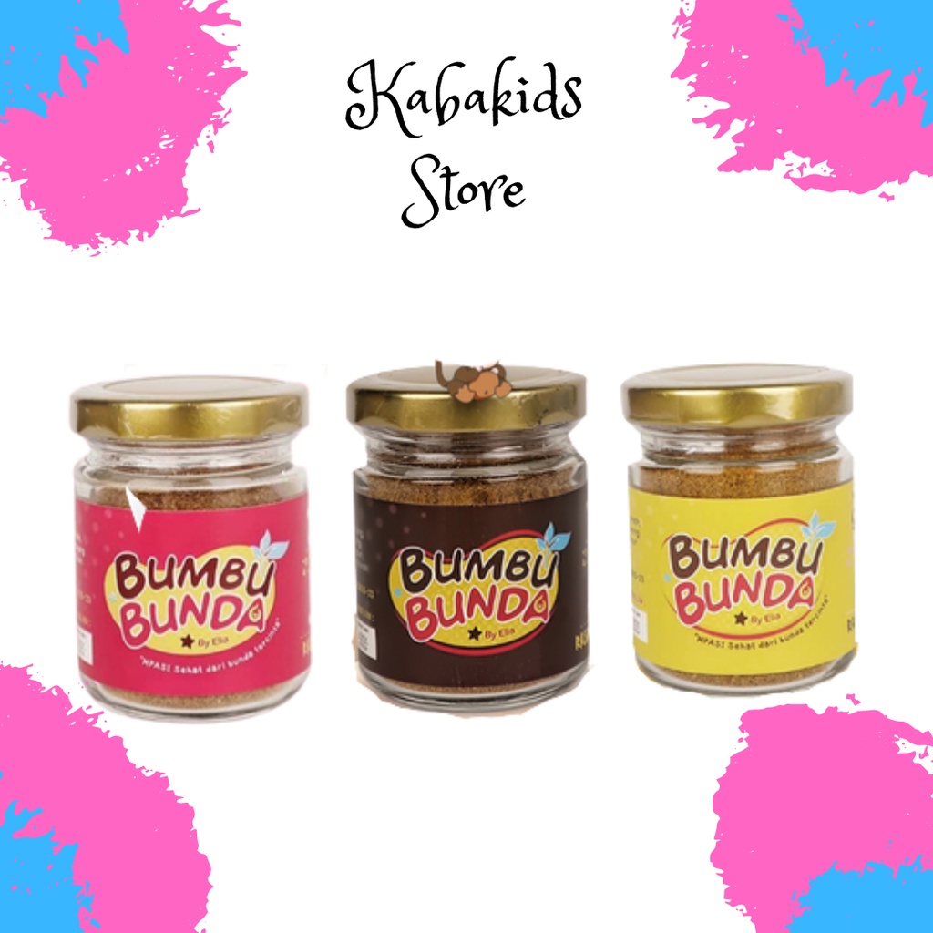 Bumbu Bunda Kaldu Sapi Ayam Kampung dan Ikan Tuna 50Gr - Kabakids Store