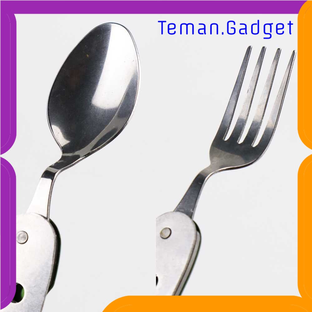 TG - DPR SunnyOutdoor Sendok Garpu Pisau Lipat Foldable Spoon Fork - SV3