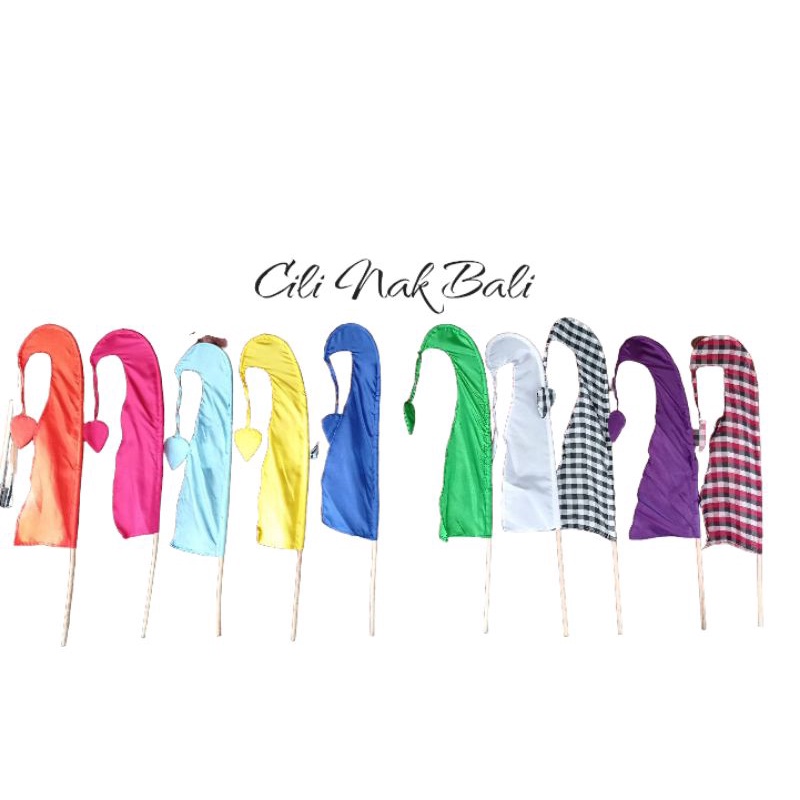 

Umbul umbul Polos Bali Murah Mini 50cm