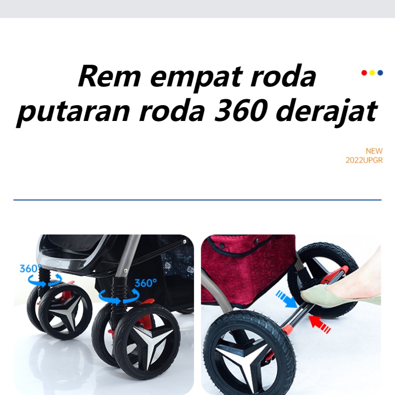 Baby Stroller Kereta Bayi 2-Way Travel With Umbrella Lightweight Foldable Stroller for sangat ringan Stroller