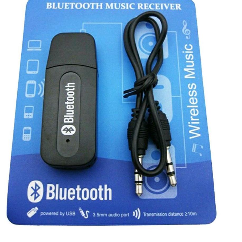 Paling Dicari Bluetooth Mobil Audio jack 3.5mm / Bluetooth Car Transmitter audio / Jack Audio To BLUETOOTH ꕤ