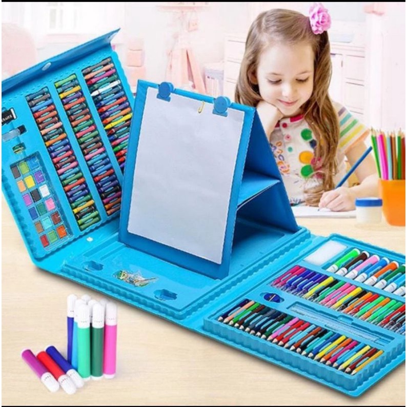 

CRAYON ART SET ISI 208 pcs,150 pcs & 68 pcs//ALAT SENI LUKIS ANAK