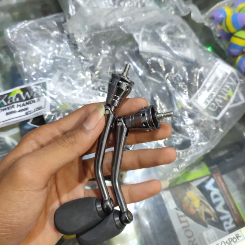 New Handle Reel Pancing Power Handle Ukuran 3000 - 4000 Engkol Reel Ph Gagang Reel Pancing Power