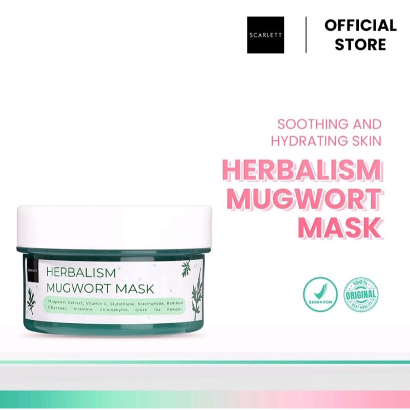 Scarlett Herbalism Mugwort Mask