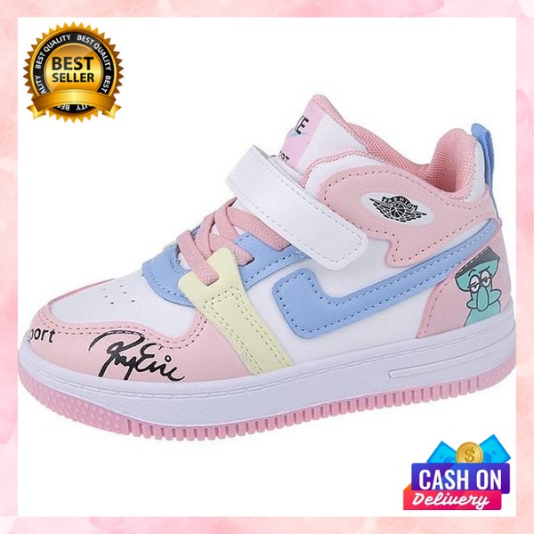 Sepatu Ank Perempuan Sepatu Kids Terbaru Sneaker Sklh Anak Tk Sd Import Sepatu Cewek Kecil Sapatu Cw