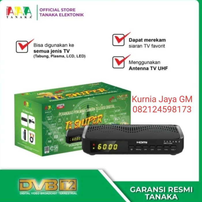 TANAKA Type T2 SNIPER Set Top Box digital DVB STB Digital T2 Sniper BERMUTU