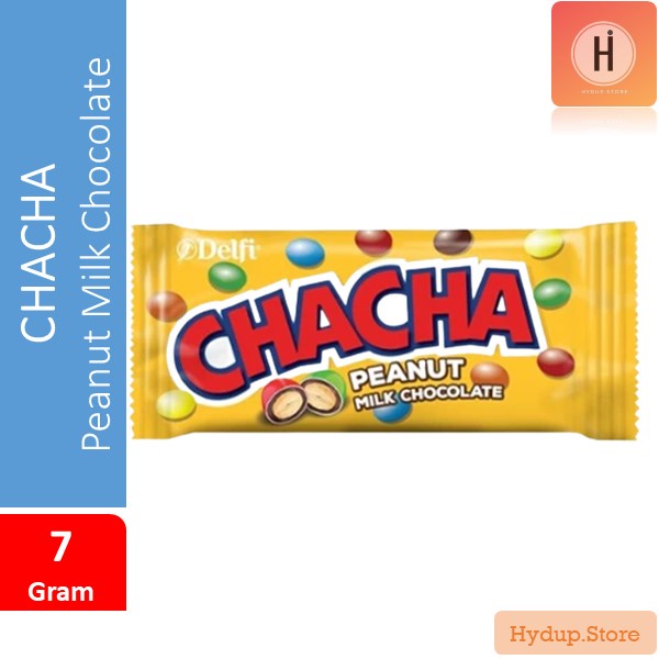 

Chacha | Cha Cha permen susu cokelat kacang aneka warna 7 Gram