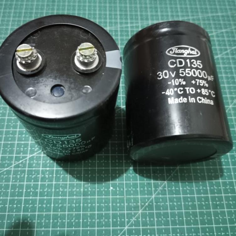 [KODE H484] elko 55000uf 30v original elco 55000uf 30v