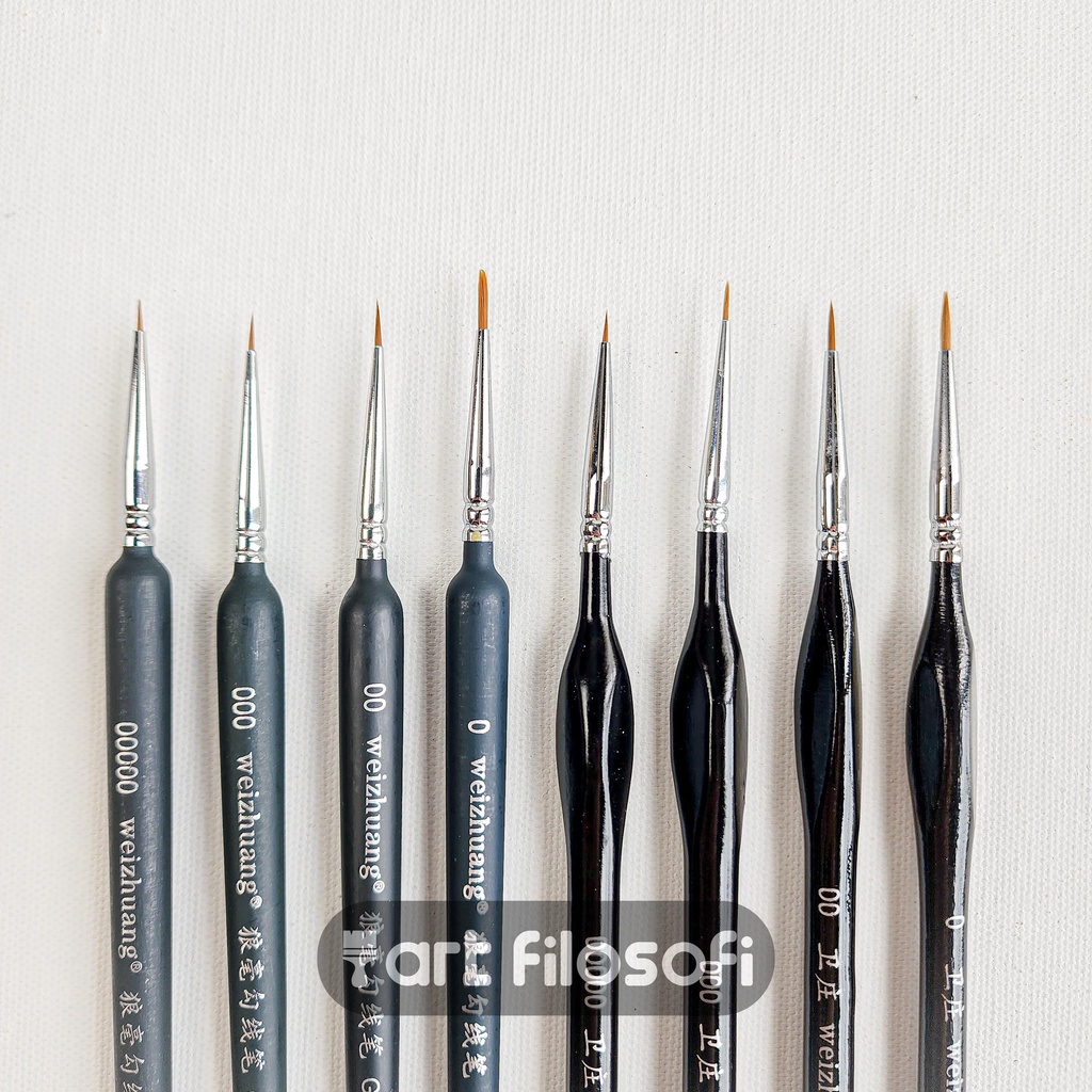 

Wei Zhuang Paint Brush Detail Liner | Kuas Lukis