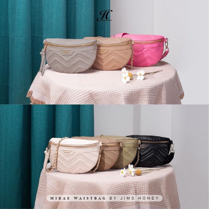 Tas Selempang Wanita Jims Honey Mirae Waist Bag Multifungsi 2in1 / Tas Bahu Murah Trendi Slingbag Fashion