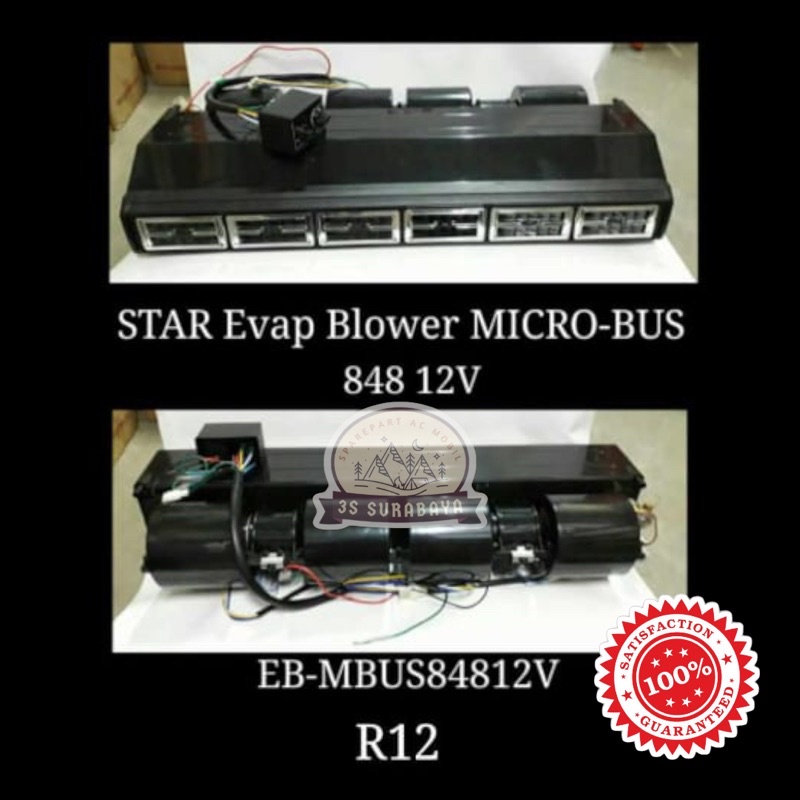 Evaporator Evap Unit Blower Ac Mobil Mini Bus Model Micro Bus